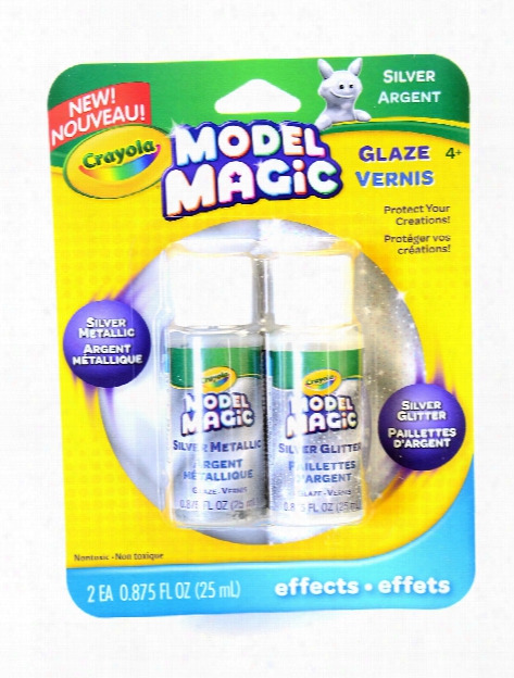 Model Magic Glazes Gold Glitter & Gold Metallic 1 Oz. Bottle Pack Of 2