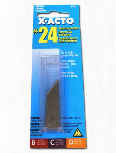 N.o 24 Deburring Blades Carded Pack Of 5