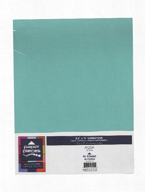 Paper Pieces Packaged Cardstock 8 1 2 In. X 11 In. Black Pack Of 10