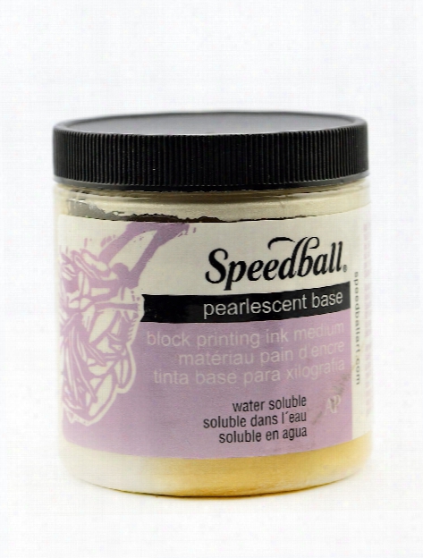 Pearlescent Base Block Printing Medium 8 Oz.