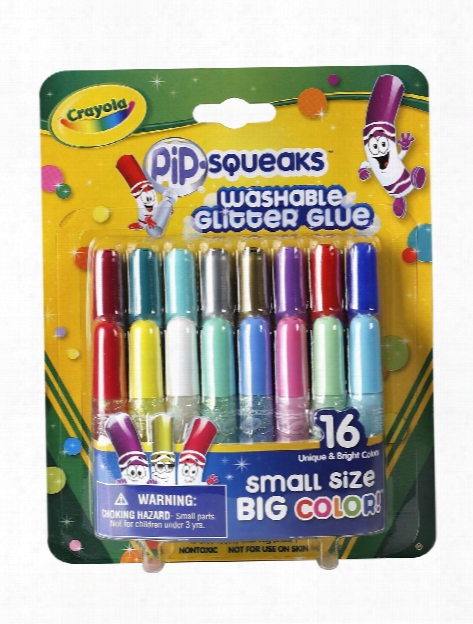 Pip Squeak Glitter Glue Pack Of 16 Set Of 16