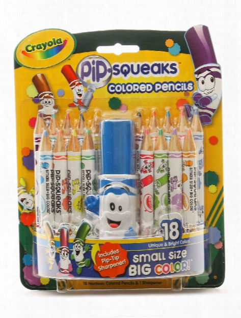 Pip Squeak Pencils Pack Of 18 Set Of 18