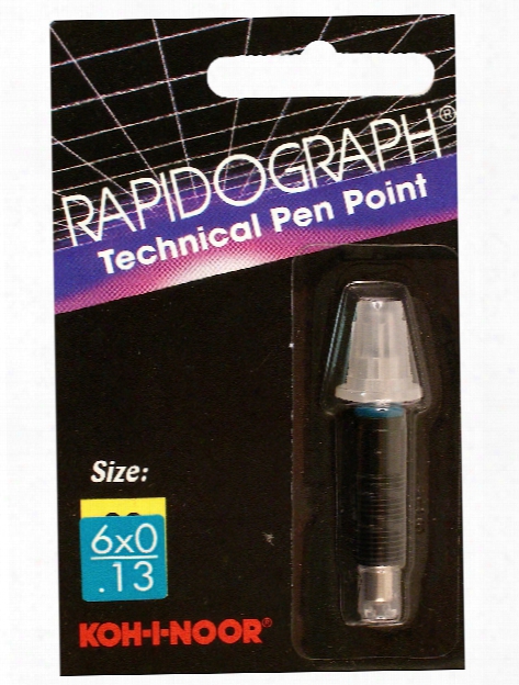 Rapidograph No. 72d Replacement Points 1 0.50 Mm