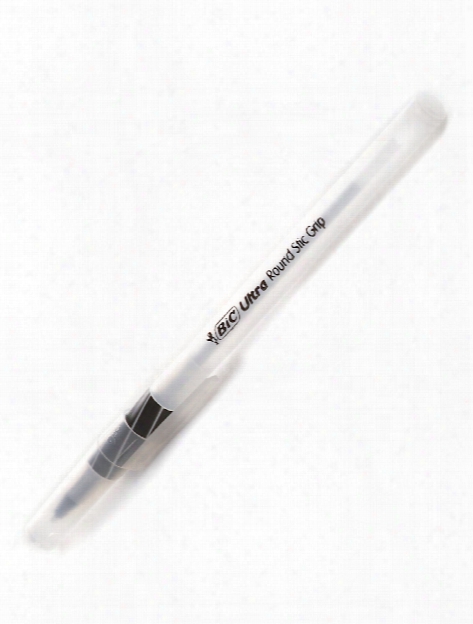 Round Stic Grip Pen Purple