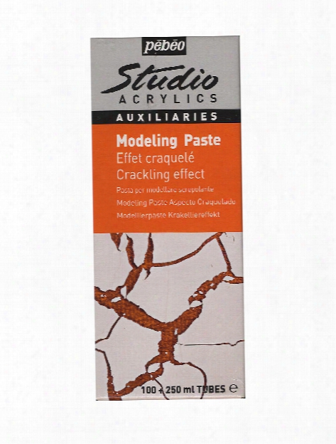 Studio Acrylics Crackling Effect Modeling Paste 2 Tube Kit