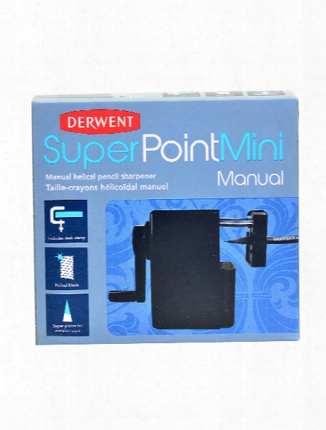 Super Point Mini Manual Helical Pencil Sharpener Each