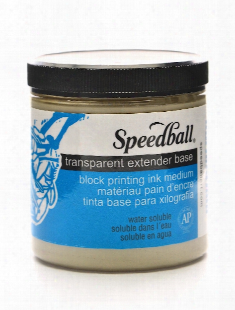 Transparent Extender Base Block Printing Medium 8 Oz.