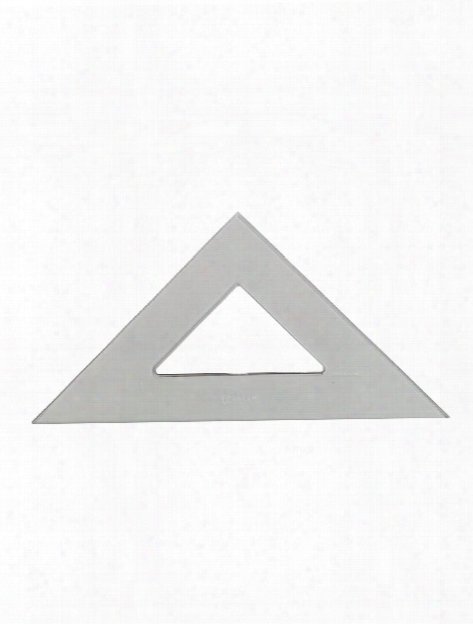 Transparent Triangles Professional-45 90 Degree 8 In.