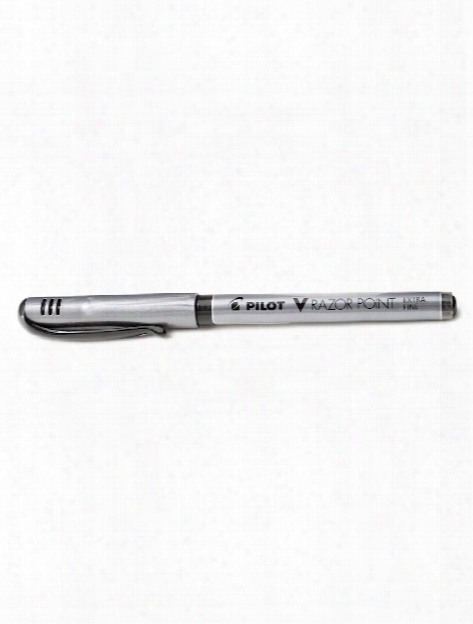 V Razor Point Pen Black