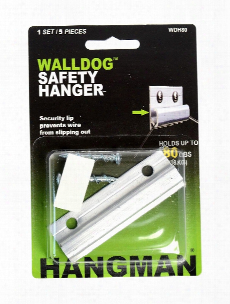 Walldog Wire Hanger With Friction Bumpers Pack Of 3 80 Lb.