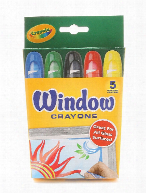 Washable Window Crayons Set Of 5