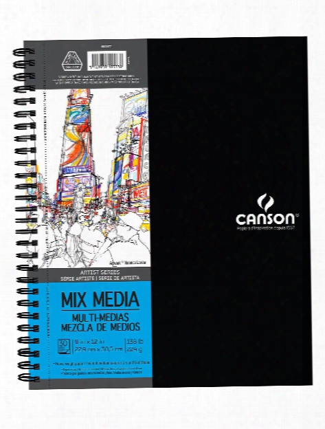 Artist Series Mix Media Book 5.5 In. X 8.5 In. 30 Sheets