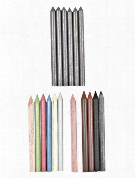 Artists Leaads 5.6mm X 80mm Graphite Black 4b Pack Of 6