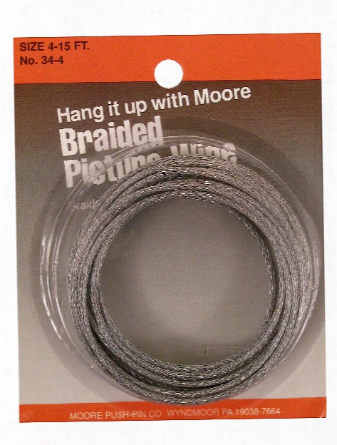 Braided Picture Wire 40 Lbs. 28 Strand 15 Ft. Roll