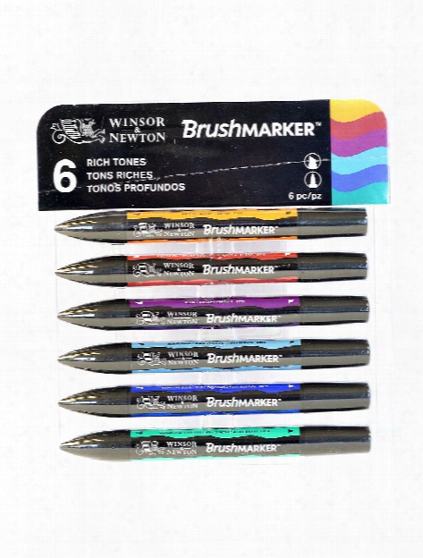 Brushmarker Sets Rich Tones Set Of 6