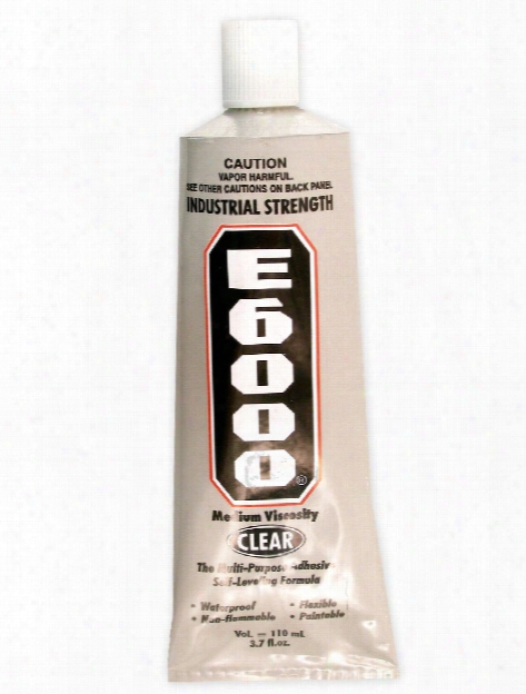 E-6000 Industrial Strength Adhesive 3.7 Oz. Tube