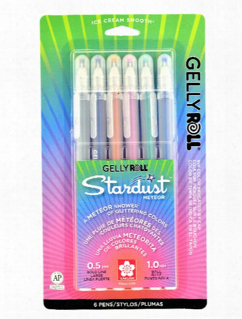 Gelly Roll Stardust Pen Sets Galaxy Set Of 6