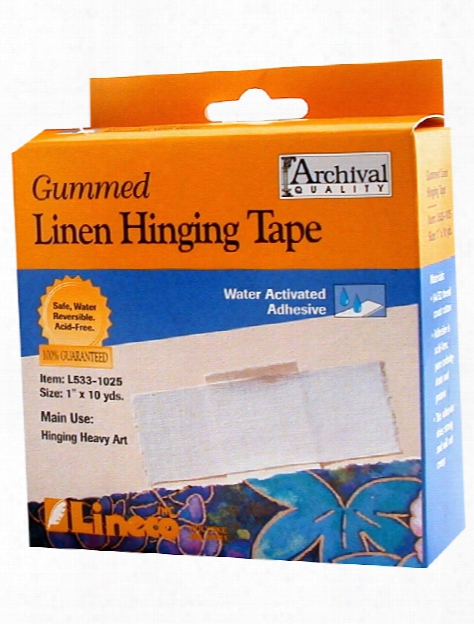 Gummed Linen Tape 1 In. X 30 Ft.