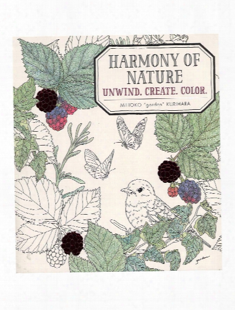 Harmony Of Nature Coloring Book Each