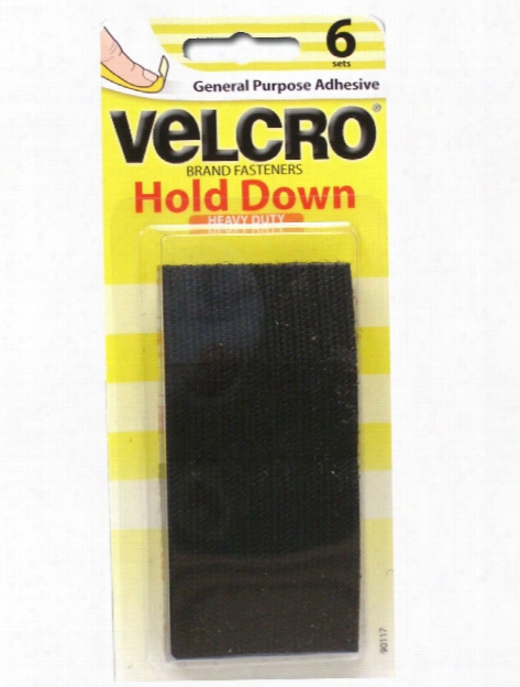 Heavy Duty Hold Down Black Pack Of 6 Pairs