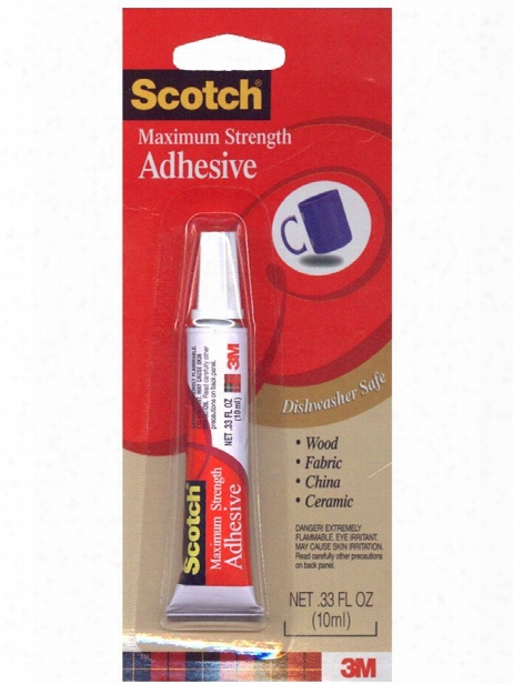 Maximum Strength Adhesive 0.33 Fl. Oz. Tube