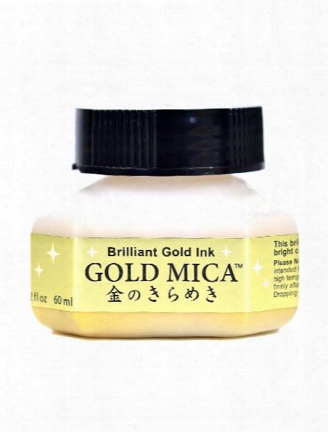 Mica Ink Gold 60 Ml Bottle