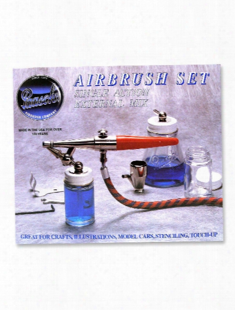 Model H (hobby) Airbrush Set H-set Single Action Airbrush Set