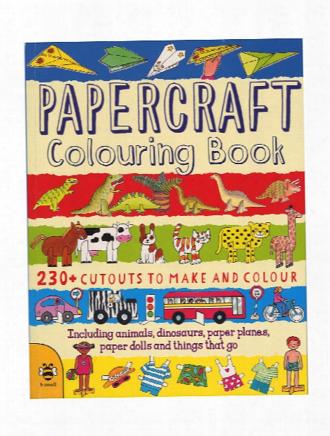 Papercraft Colouring Book Each