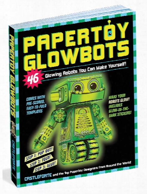 Papertoy Glowbots Each