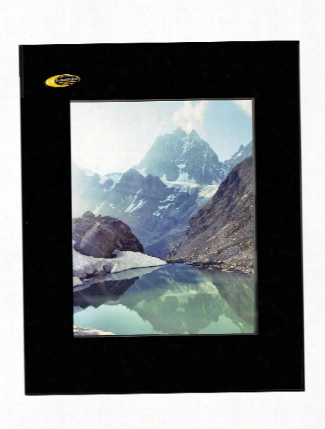 Photography Frames Matte Black 11 In. X 14 In. White Double Mat 8 1 2 In. X 11 In. Opening