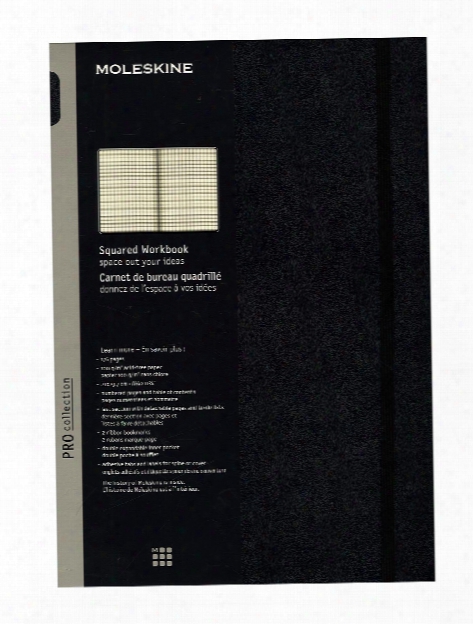 Pro Collection Workbook Black Hardcover 176 Pages, Unlined