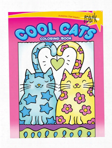 Spark Coloring Books Cool Cats