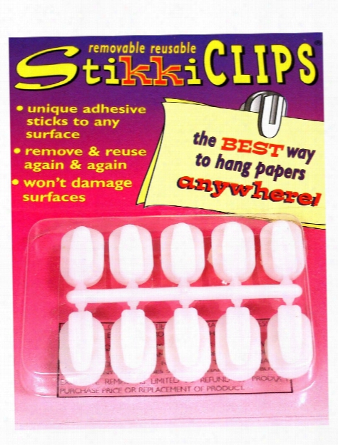 Stikki Clips Card Of 10