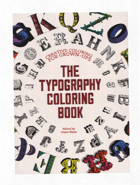 The Typography Coloring Book Each