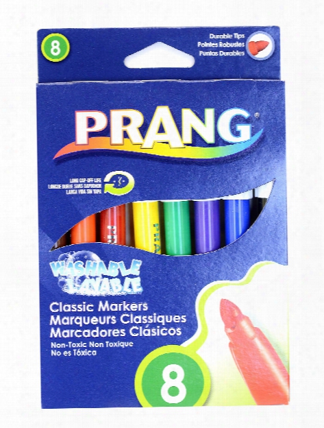 Washable Classic Markers Conical Tip Set Of 8