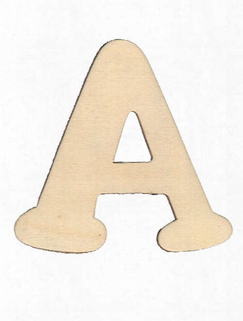 Wood Letters 4 1 4 In. D