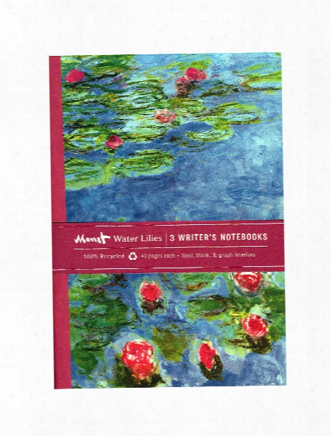 Writer's Notebooks Van Gogh Floral 40 Pages Set Of 3