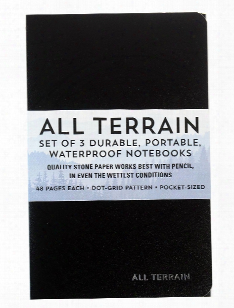 All Terrain: The Waterproof Notebook Each