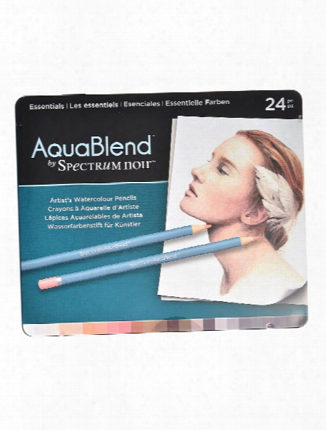 Aquablend Watercolor Pencils Essentials Set Of 24