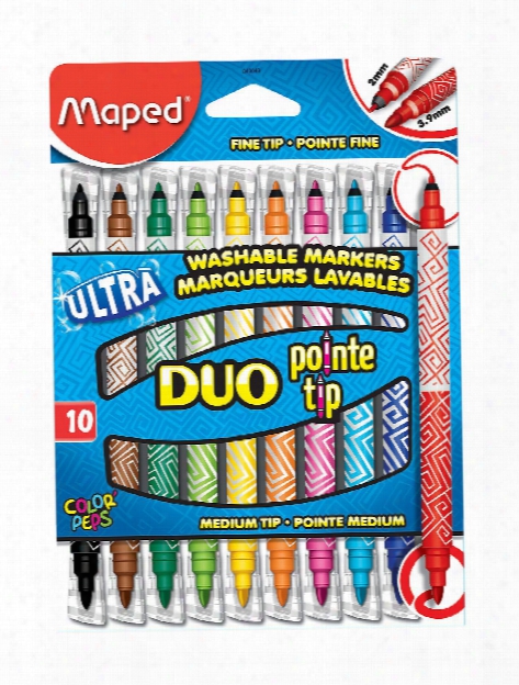 Color'peps Marker Sets Duo Tip Set Of 10