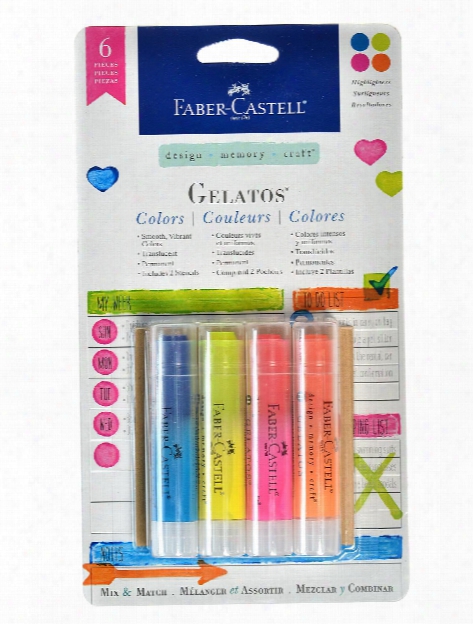 Gelatos Colors Highlighters Set Of 4