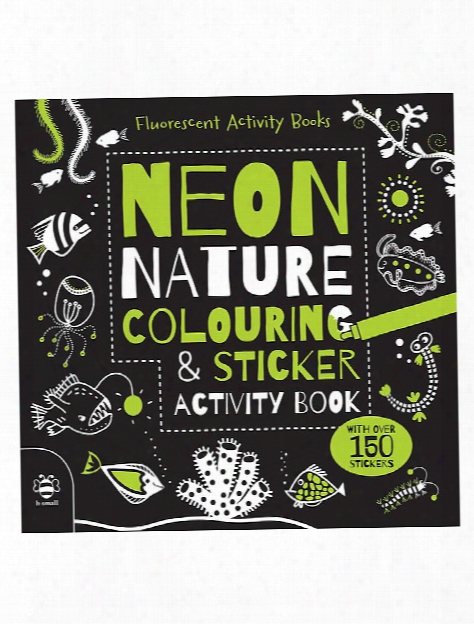 Neon Nature Colouring & Sticker Activity Book Each