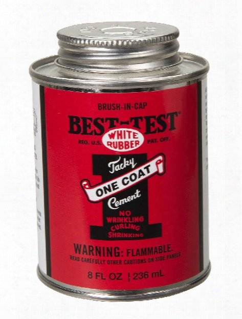 One-coat Rubber Cement 8 Oz. Can