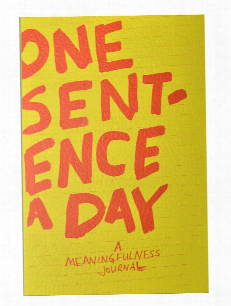One Sentence A Day Journal Each