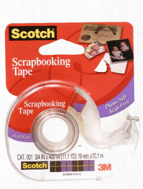 Scrapbooking Tape 3 4 In. X 400 In. Roll