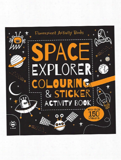 Space Explorer Colouring & Sticker Activity Book Each