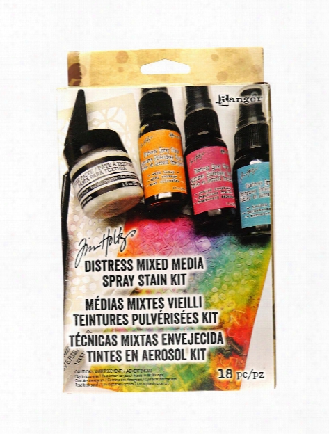 Tim Holtz Distress Mixed Media Spray Stain Kit Each