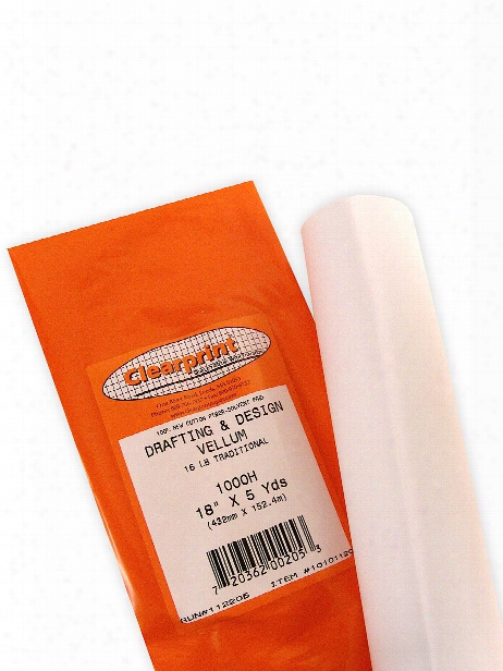 1000h Drafting & Design Vellum 18 In. X 10 Yd. Roll