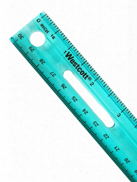 12 In. Plastic Ruler Plastic Ruler