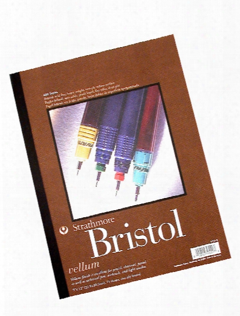 400 Series Bristol Pads 11 In. X 14 In. Vellum 15 Sheets